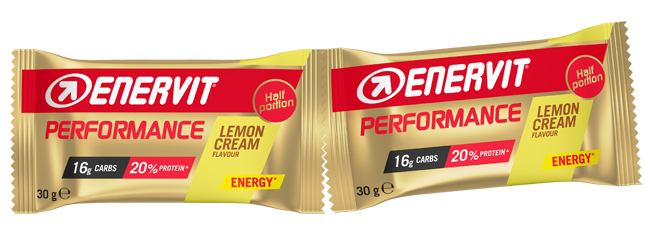 ENERVIT PS DOUBLE LEMON CREAM 2 MEZZE PORZIONI BOX 1 BARRETTA - Farmadillo