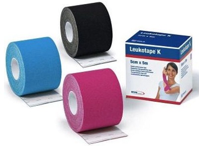 BENDA ADESIVA LEUKOTAPE K PER TAPING FISIOTERAPICO LARGHEZZA 5 CM LUNGHEZZA 5 M COLORE ROSA IN ROTOLO - Farmadillo