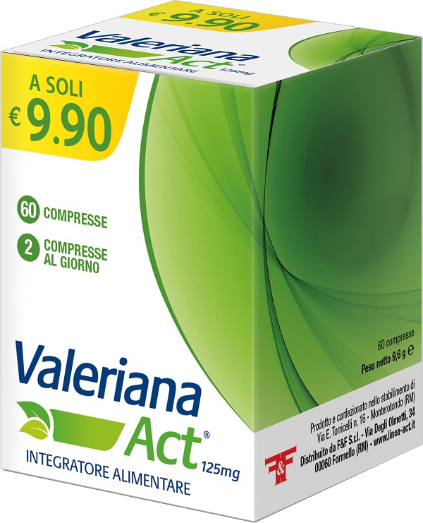 VALERIANA ACT 60 COMPRESSE - Farmadillo