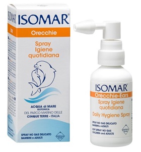 ISOMAR ORECCHIE ACQUA DI MARE SPRAY NO GAS PER IRRIGAZIONE DELL'ORECCHIO 50ML - Farmadillo