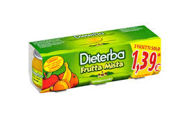 DIETERBA OMOGENEIZZATO FRUTTA MISTA 3 PEZZI 80 G - Farmadillo