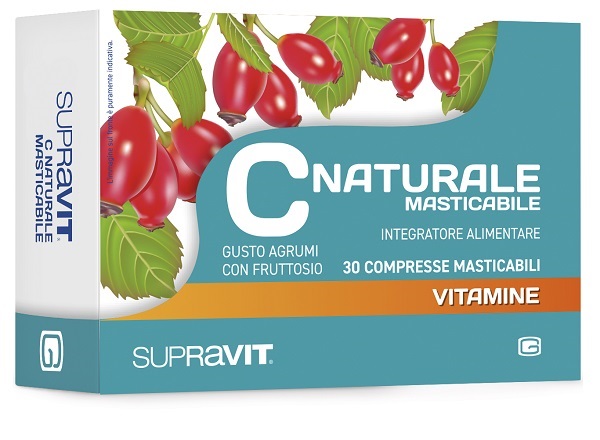 SUPRAVIT C NATURALE 30 COMPRESSE MASTICABILI - Farmadillo