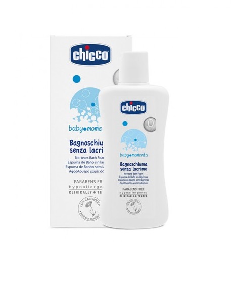 CHICCO COSMETICI BABY MOMENTS BAGNOSCHIUMA 200 ML - Farmadillo