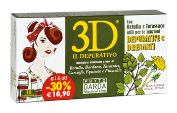3D IL DEPURATIVO 30 COMPRESSE - Farmadillo