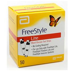 STRISCE MISURAZIONE GLICEMIA FREESTYLE LITE 50 PEZZI - Farmadillo