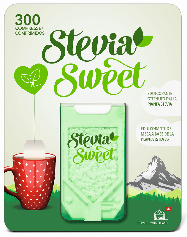 HERMESETAS STEVIA 300 COMPRESSE - Farmadillo
