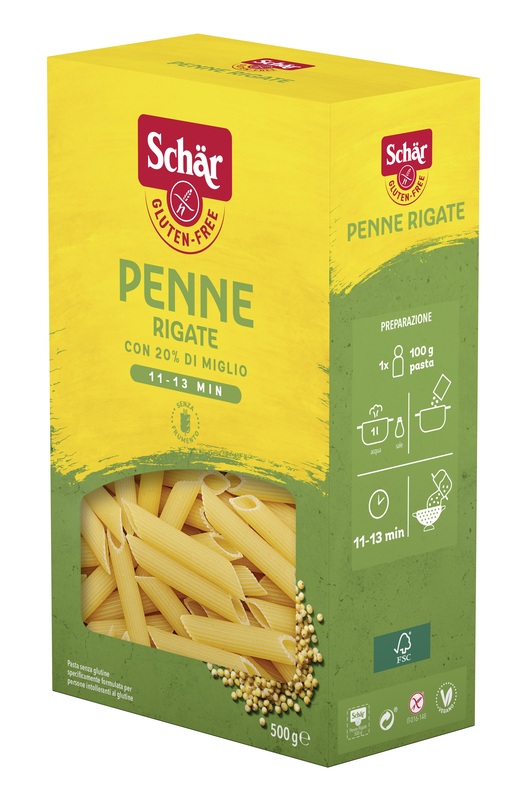 SCHAR PENNE RIGATE 500 G - Farmadillo