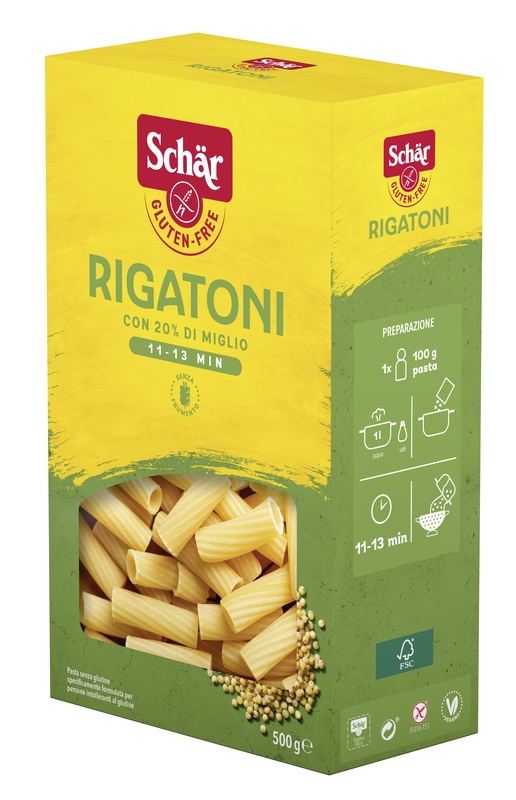 SCHAR RIGATONI 500 G - Farmadillo