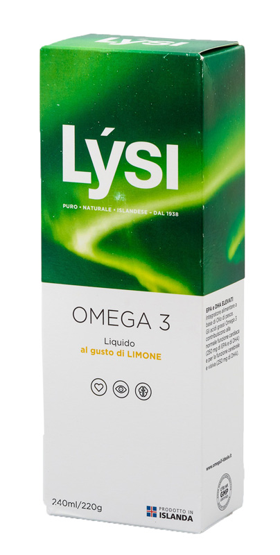 LYSI OMEGA3 LIQUIDO LIMONE 240 ML - Farmadillo