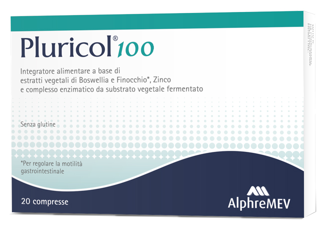 PLURICOL 100 20 COMPRESSE - Farmadillo