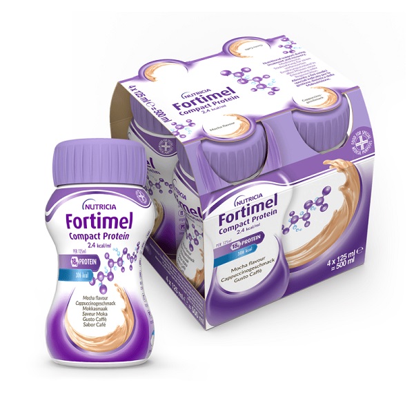 FORTIMEL COMPACT PROTEIN CAFFE' 4 BOTTIGLIE DA 125 ML - Farmadillo