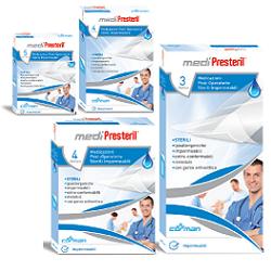MEDICAZIONE POST OPERATORIA MEDIPRESTERIL IMPERMEABILE 10X25CM 3 PEZZI - Farmadillo
