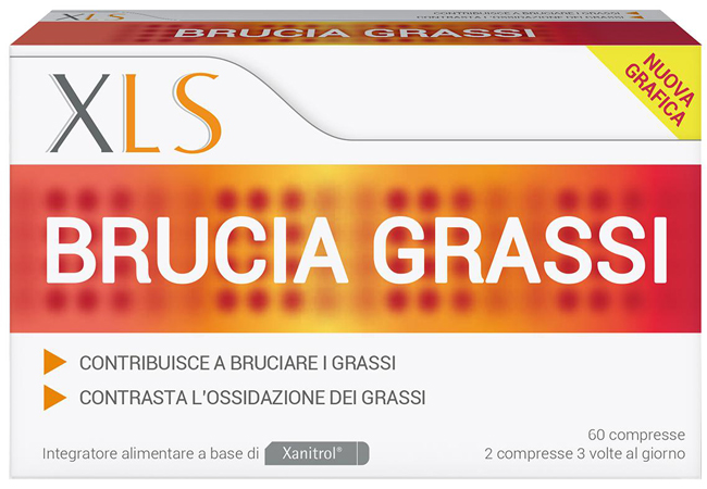 XLS BRUCIA GRASSI 60 COMPRESSE - Farmadillo
