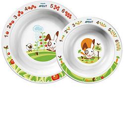 AVENT SET 2 PIATTI FONDI 6 MESI+ - Farmadillo