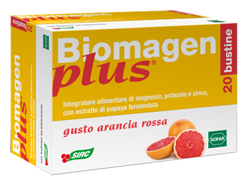 BIOMAGEN PLUS ARANCIA ROSSA 20 BUSTE ASTUCCIO 100 G - Farmadillo
