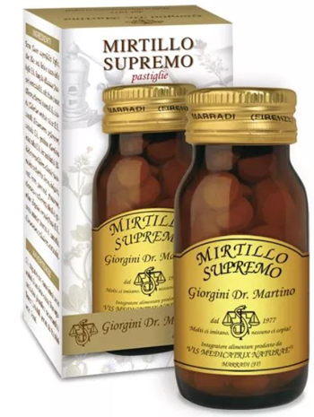 MIRTILLO SUPREMO 80 PASTIGLIE - Farmadillo