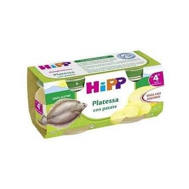 HIPP OMOGENEIZZATO PLATESSA CON PATATE 2X80 G - Farmadillo
