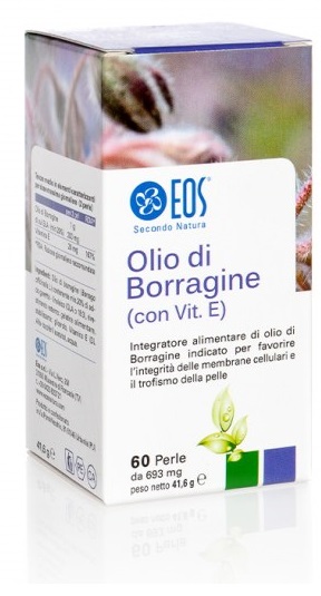 EOS OLIO BORRAGINE 60 PERLE 690MG - Farmadillo