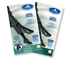 CALZA UOMO COTONE 70 DENARI  PICCOLA NERO - Farmadillo