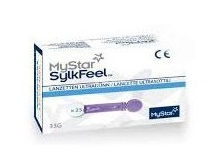 LANCETTE PUNGIDITO MYSTAR SYLKFEEL LANCETS 33 GAUGE 25 PEZZI - Farmadillo