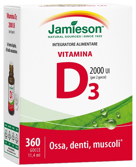JAMIESON VITAMINA D GOCCE 11,4 ML - Farmadillo