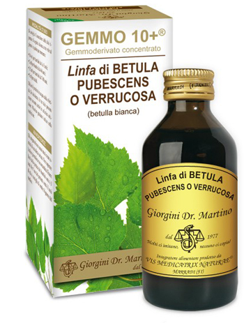 GEMMO 10+ BETULLA B LINFA 100 ML LIQUIDO ANALCOLICO - Farmadillo