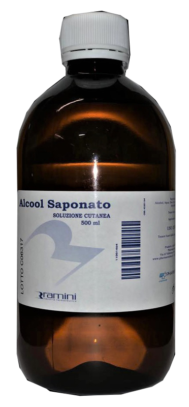 ALCOOL SAPONATO SOLUZIONE 500 ML - Farmadillo