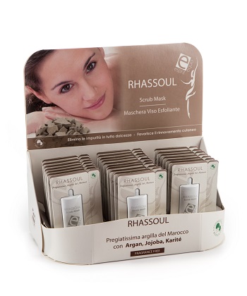 ESPRIT EQUO RHASSOUL PEELING MASK ARGAN MURUMURU BIO 22 PEZZI DA 10 ML - Farmadillo