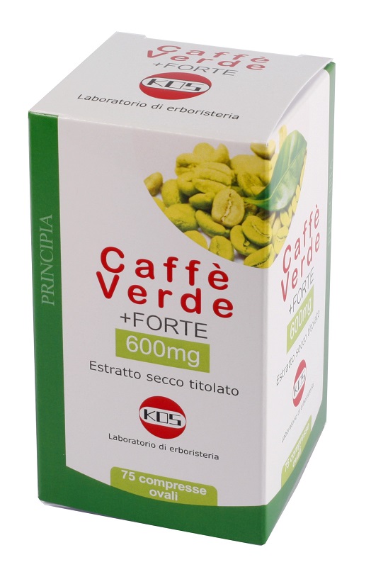 CAFFE' VERDE FORTE 75 COMPRESSE OVALI - Farmadillo