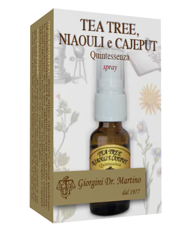 TEA TREE NIAOULI E CAJEPUT QUINTESSENZA SPRAY 15 ML - Farmadillo