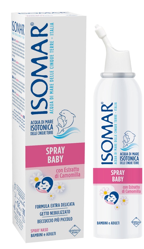 ISOMAR SPRAY BABY CON CAMOMILLA 100 ML - Farmadillo