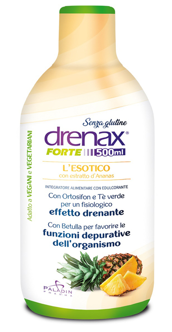 DRENAX FORTE L'ESOTICO CON ESTRATTO D'ANANAS 500 ML - Farmadillo