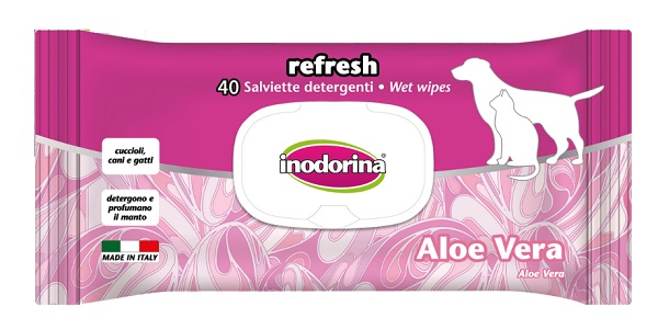 SALVIETTE ALOE VERA INODORINA 40 PEZZI - Farmadillo