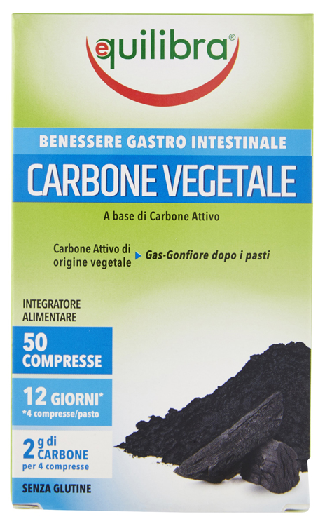 CARBONE VEGETALE 50 COMPRESSE - Farmadillo