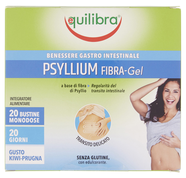 PSYLLIUM FIBRA GEL GUSTO KIWI PRUGNA 20 BUSTINE MONODOSE - Farmadillo