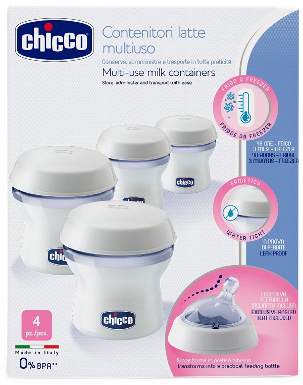 CHICCO CONTENITORE LATTE STEP UP NEW - Farmadillo
