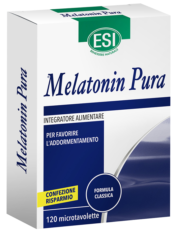 ESI MELATONIN PURA 120 MICROTAVOLETTE - Farmadillo