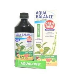 AQUA BALANCE RASSODAN DREN FORTE GUSTO T VERDE 500 ML DIETALINEA + AQUALOSS 2,8 G - Farmadillo