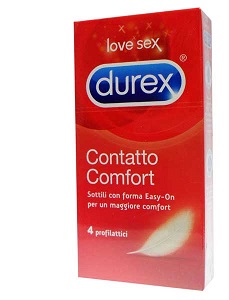 PROFILATTICO DUREX CONTATTO COMFORT 4 PEZZI - Farmadillo
