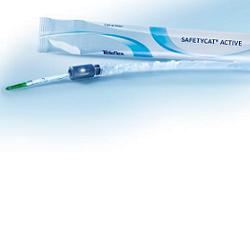 CATETERE VESCICALE AUTOLUBRIFICATO SAFETYCAT ACTIVE ERGOTHAN 30 CM CH 10 - Farmadillo