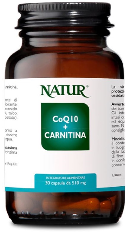 COQ10+CARNITINA 30 CAPSULE - Farmadillo