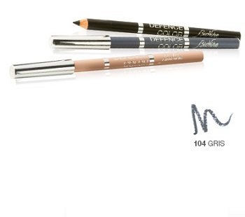 DEFENCE COLOR BIONIKE MATITA OCCHI KOHL & KAJAL 104 GRIS - Farmadillo