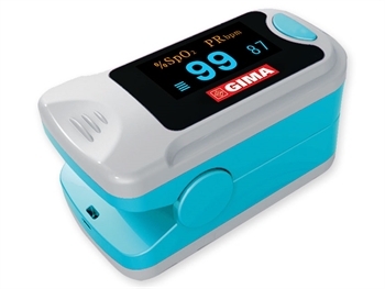 PULSOSSIMETRO DA DITO PULSOXIMETRO OXY-3 CON DISPLAY PER MISURAZIONE DIOSSIGENO NEL SANGUE E BATTITO CARDIACO CON CORDINO E BATTERIE - Farmadillo
