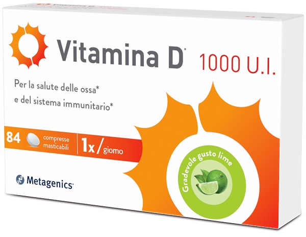 VITAMINA D 1000 UI 84 COMPRESSE MASTICABILI - Farmadillo