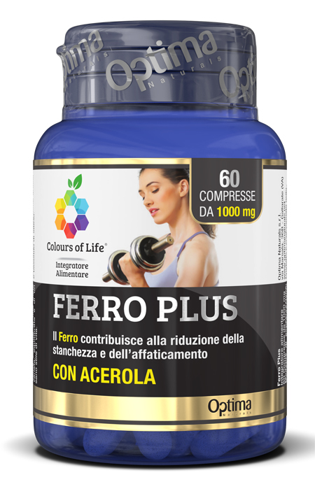 COLOURS OF LIFE FERRO PLUS 60 COMPRESSE 1000 MG - Farmadillo