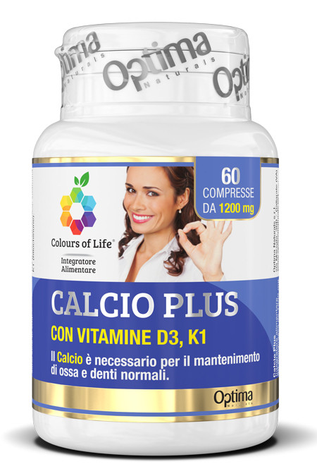 COLOURS OF LIFE CALCIO PLUS 60 COMPRESSE 1200 MG - Farmadillo