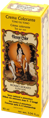 HENNE NUANCE BIONDO DORATO CREMA HENNE COLOR CREMA COLORANTE PRONTA ALL'USO - Farmadillo