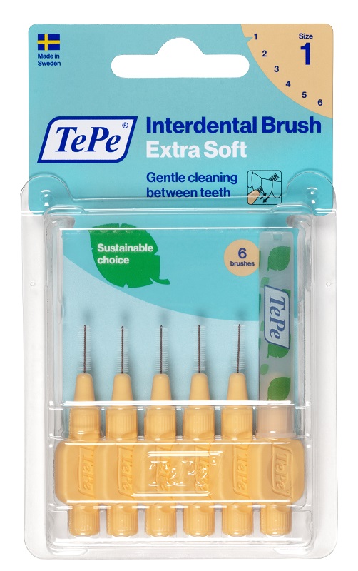 TEPE SCOVOLINO XSOFT ARANCIONE 0,45 MM 6 PEZZI - Farmadillo