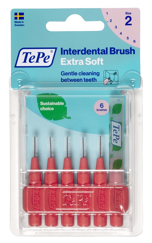 TEPE SCOVOLINO XSOFT ROSSO 0,5MM 6 PEZZI - Farmadillo