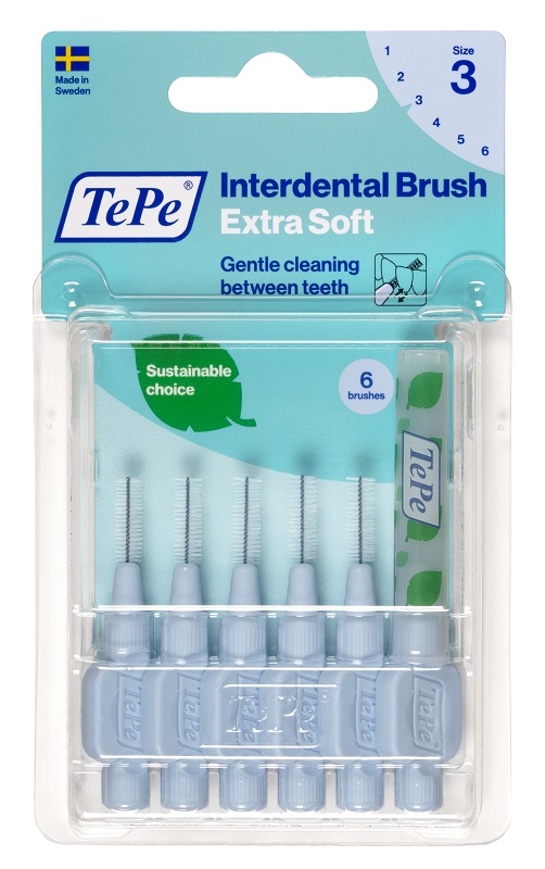 TEPE SCOVOLINO XSOFT BLU 0,6 MM 6 PEZZI - Farmadillo